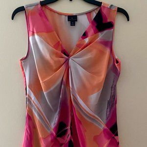 Worthington Pink Sleeveless Top Size S
